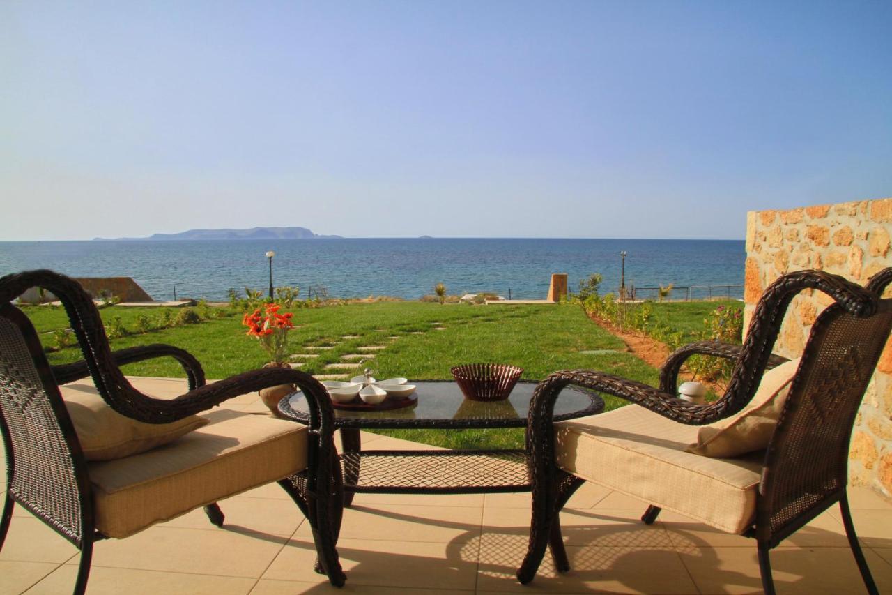 Sea View Beachfront Villa Maria Gouves Exterior photo